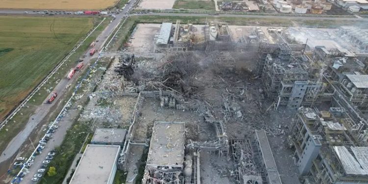 चीनमा रासायनिक प्लान्ट विस्फोट : पाँच जनाको मृत्यु, १९ घाइते, ६ बेपत्ता