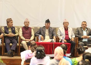 गृहमन्त्रीबारे छलफल गर्न देउवानिवासमा कांग्रेस पदाधिकारी बैठक