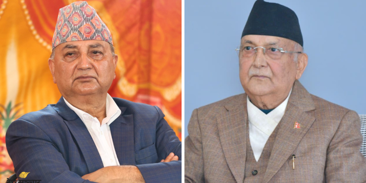 अध्यक्ष पदमा उम्मेदवारी घोषणा गर्दै ओलीलाई पोखरेलको प्रस्ताव– अब अभिभावक बन्नुस्