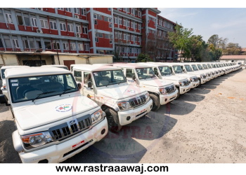 भारतद्वारा नेपाललाई निर्वाचन प्रयोजनका लागि ६१ सवारी साधन सहयोग