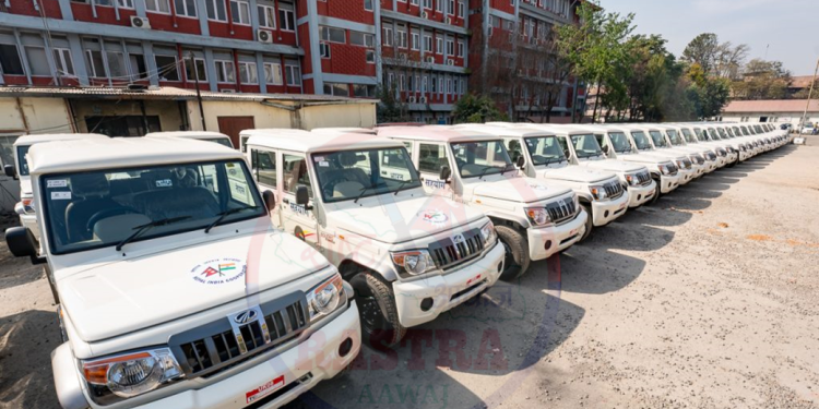भारतद्वारा नेपाललाई निर्वाचन प्रयोजनका लागि ६१ सवारी साधन सहयोग