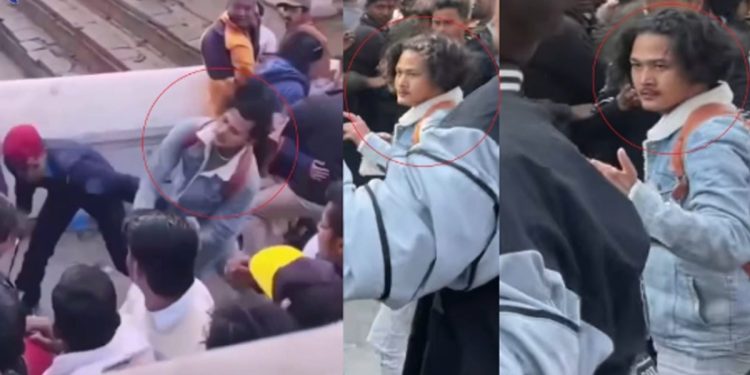 पशुपतिनाथ क्षेत्रमा प्रहरीमाथि कुटपिट गर्ने युवक पक्राउ