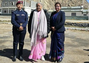 प्रधानमन्त्री सुशीला कार्की मुस्ताङ पुगिन्, महिला नेतृत्वको स्वागत र प्रशासनसँग भेटघाट