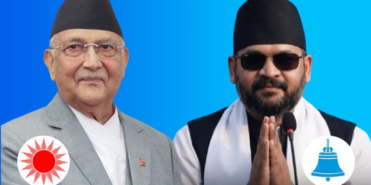 झापा-५ ‘हाइ–प्रोफाइल’ प्रतिस्पर्धामा: ओली र बालेन आमनेसामने