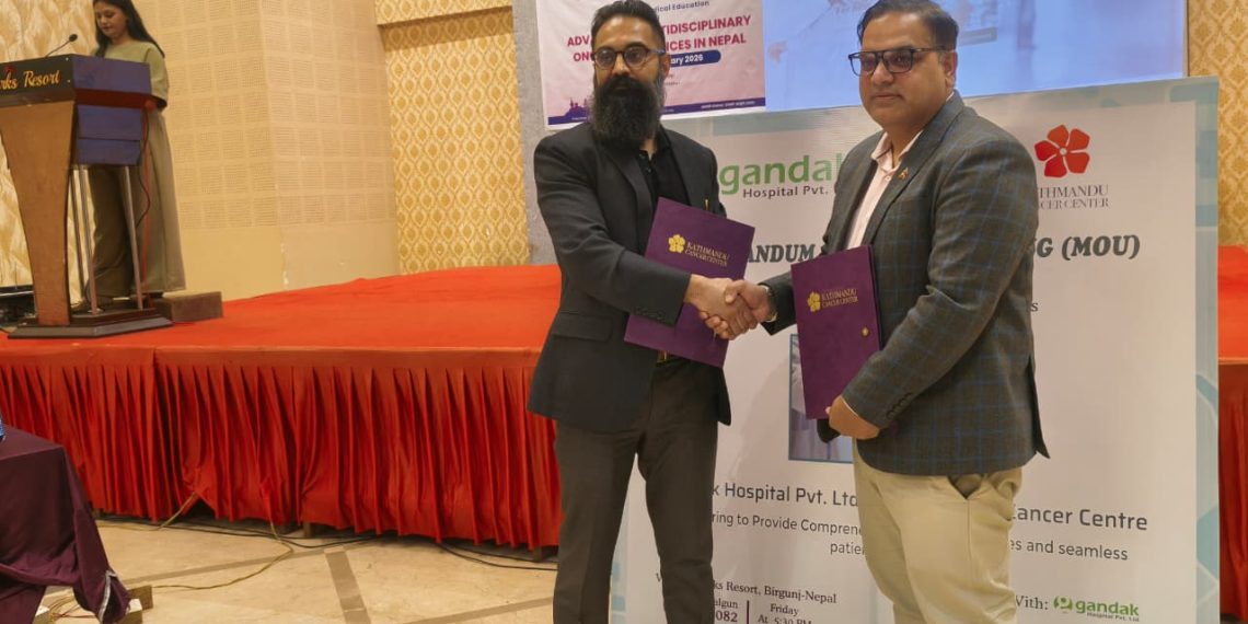 नेपालमा क्यान्सर उपचारको आधुनिक अभ्यासबारे वीरगञ्जमा चिकित्सकहरूसँग विशेष अन्तरक्रिया