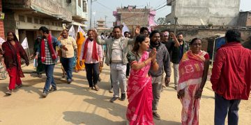 पर्सा–२ मा राष्ट्रिय प्रजातन्त्र पार्टीकी बीना जैसवाल कुर्मीको घरदैलो अभियान