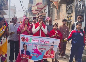 वीरगञ्जमा सर्राफको घरदैलो अभियान: स्थानीय समस्यामा प्रत्यक्ष जोड