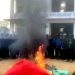पर्साको महुवनमा विद्यार्थीको प्रदर्शन, विद्यालयमा आगजनी