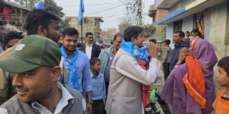 हरि पन्तको तीव्र चुनावी दौड : हरपतगन्जदेखि भेडिआहीसम्म रास्वपाको अभियान उकालोमा