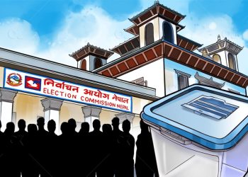 जनकपुरधाममा आचारसंहिताविपरीत टाँसिएका २० हजार प्रचार सामग्री हटाइयो