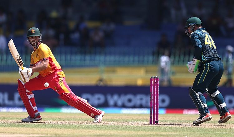 टी–२० विश्वकपमा जिम्बावेले अस्ट्रेलियालाई हरायाे