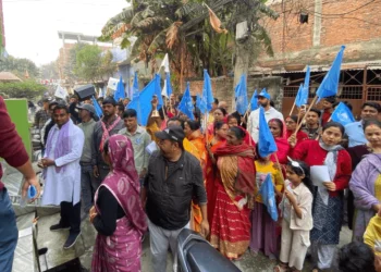 वीरगन्जमा रास्वपा उम्मेदवार सुशील कुमार कानुको घरदैलो, मतदातासँग भव्य संवाद