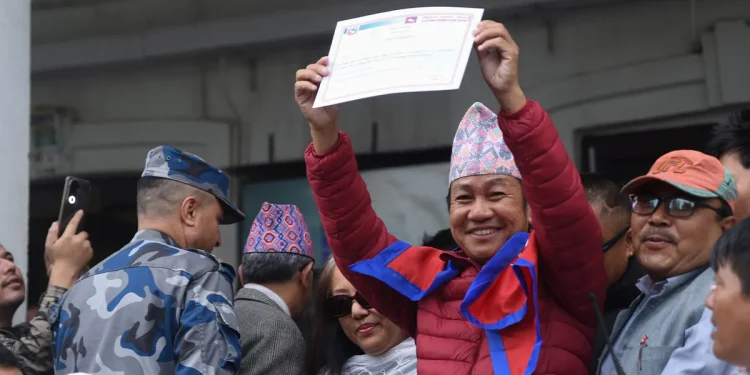 धरानका मेयर हर्क साम्पाङ संघीय संसद्को सांसद बने, श्रम संस्कृति पार्टीले राष्ट्रिय राजनीतिमा उपस्थिति दर्ज