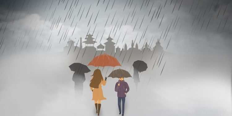 आइतबारसम्म वर्षा र हिमपातको सम्भावना, सतर्क रहन आग्रह