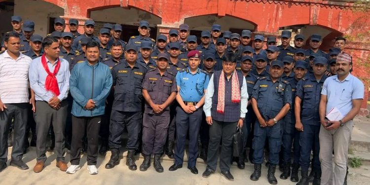 वीरगञ्जमा प्रहरी कर्मचारीका लागि स्वास्थ्य तथा उत्प्रेरणा सम्बन्धी प्रशिक्षण सम्पन्न