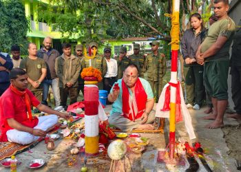 चैते दशैंको अवसरमा वीरगंज महानगरपालिकामा मौलो पूजा सम्पन्न