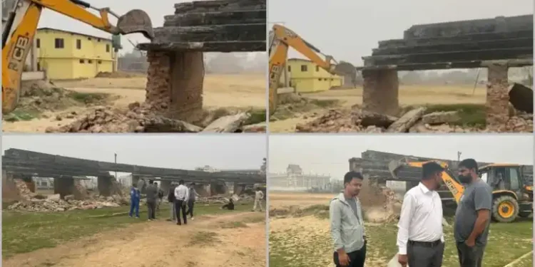 वर्षौंदेखि जीर्ण नारायणी रंगशालाको पुनर्निर्माण थालियो