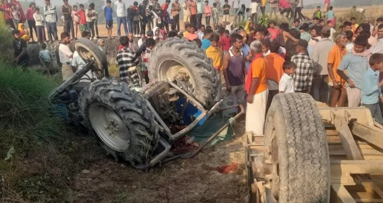 रौतहटमा ट्रयाक्टर दुर्घटना हुँदा चालकको मृत्यु