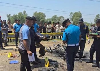 महोत्तरीमा दुई मोटरसाइकल ठोक्किएर आगलागी : जलेर मृत्यु भएका तीन जनाको सनाखत