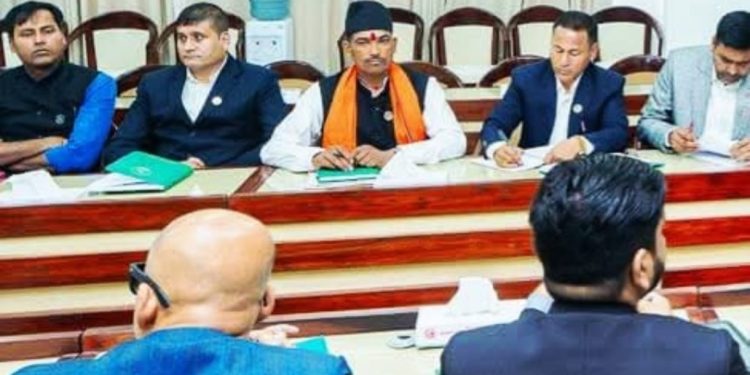 पर्सा १ का सांसद हरि पन्तले प्रधानमन्त्री बालेन्द्र शाहसँग सिर्सिया नदी प्रदूषण, किसान मल आपूर्ति र क्यासिनो समस्या उठाए