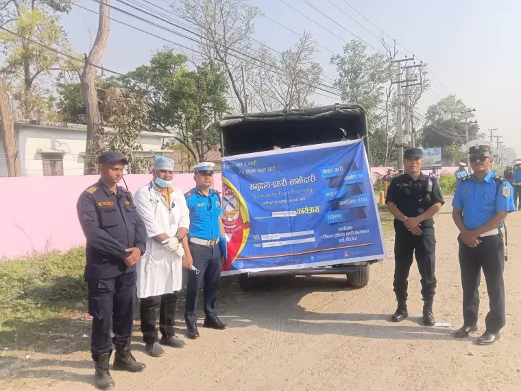 वीरगन्जमा लागू पदार्थ सेवन गरेर सवारी चलाउने चालकविरुद्ध ट्राफिकको कडाइ